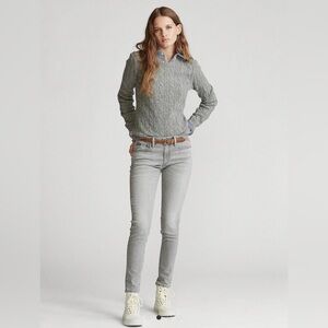 Polo Ralph Laure  Tompkins Skinny Gray Jeans
Size 31